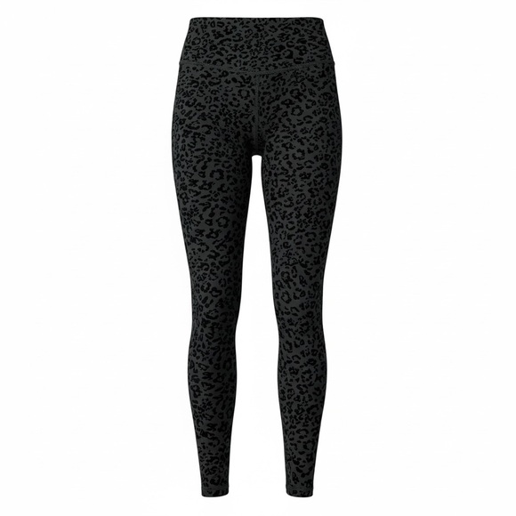Athleta Pants - Athleta Black and Gray Animal Print Leggings Women’s Size Small